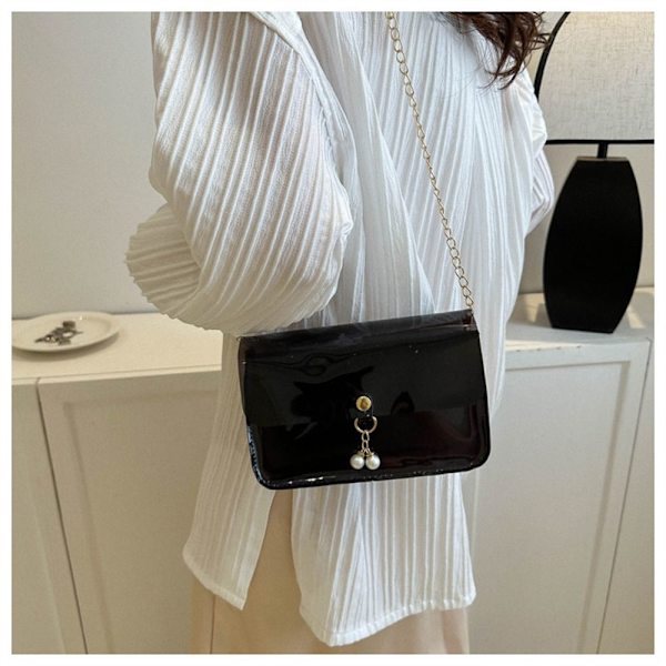 Kæde skuldertaske Crossbody taske SORT black