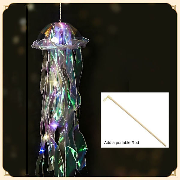Manetlampe Lykt Blomsterlampe LILLA Purple