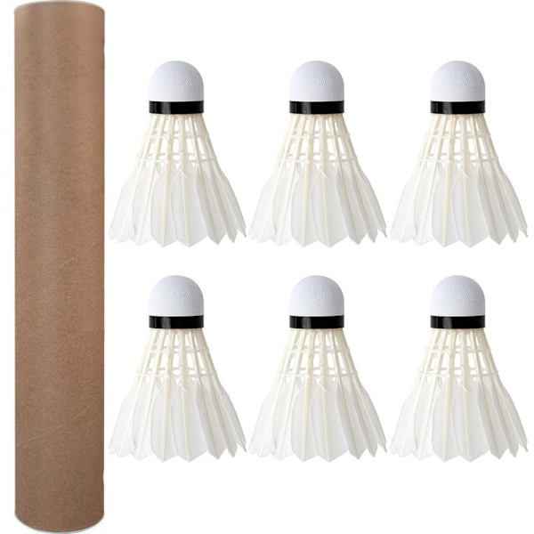 3/6/12 stk badminton fjerbold badmintonbolde 6 stk 6 stk 6Pcs