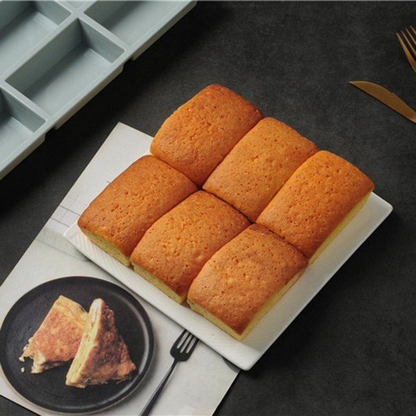 Rektangel Brownie Pan Kage Bagepande BLÅ Blue