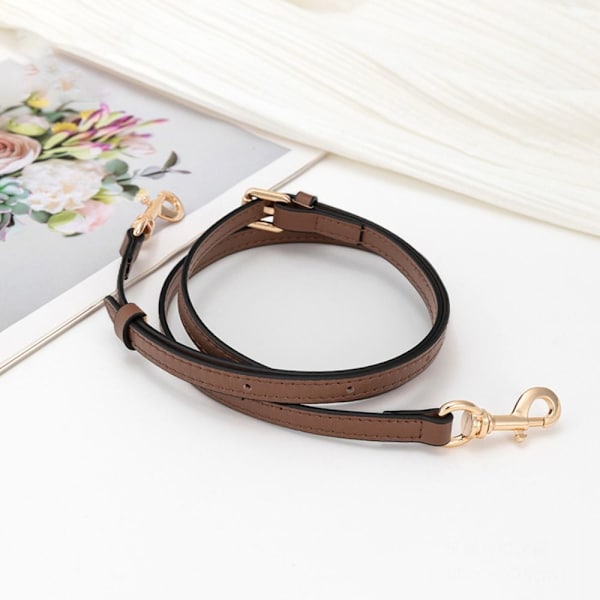 Skinnveskestropp Skulderveske Belter BRUN brown