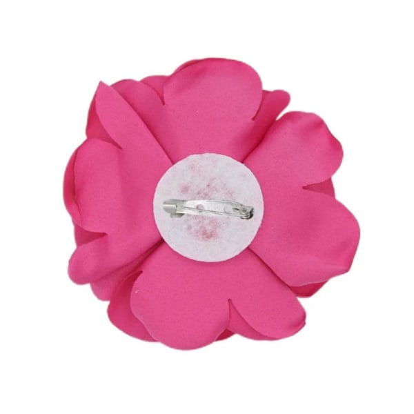 Stof Big Rose Flower Broche Floral Broche LILLA purple