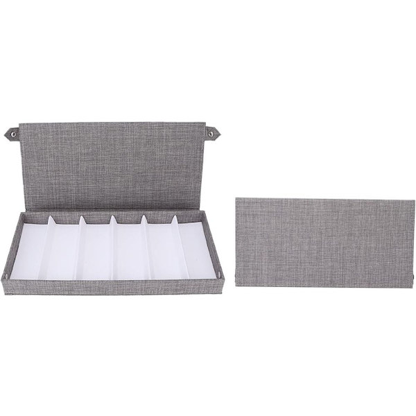 Solbrille Organizer Brille Display Boks GRÅ Grey