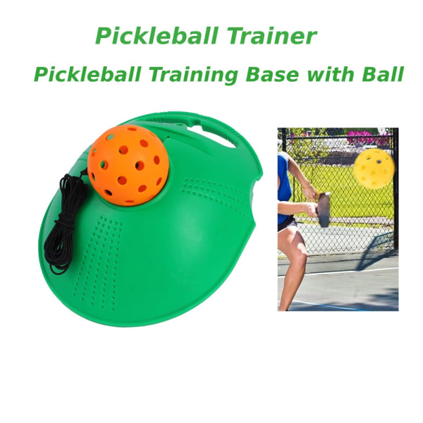 Pickleball Trainer Pickball Practice Rebounder KELTAINEN PALLO Yellow Ball