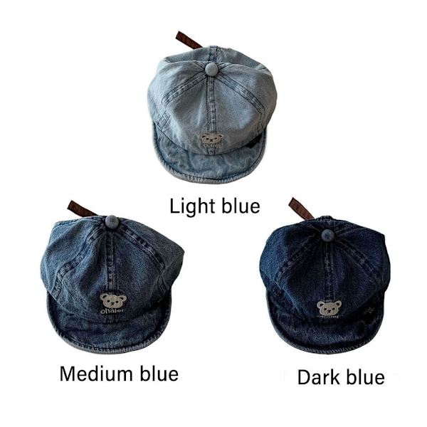 Barn Baseball Caps Baby Peaked Caps LYS BLÅ light blue