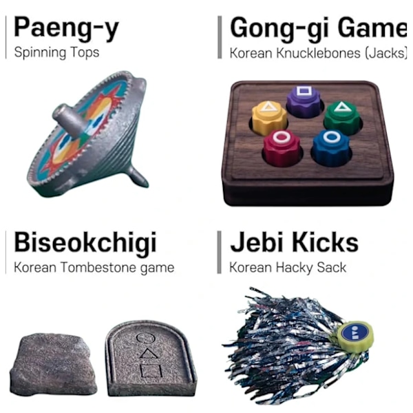 Squids Koreanska Folkspel Set, Koreanskt Traditionellt Spel