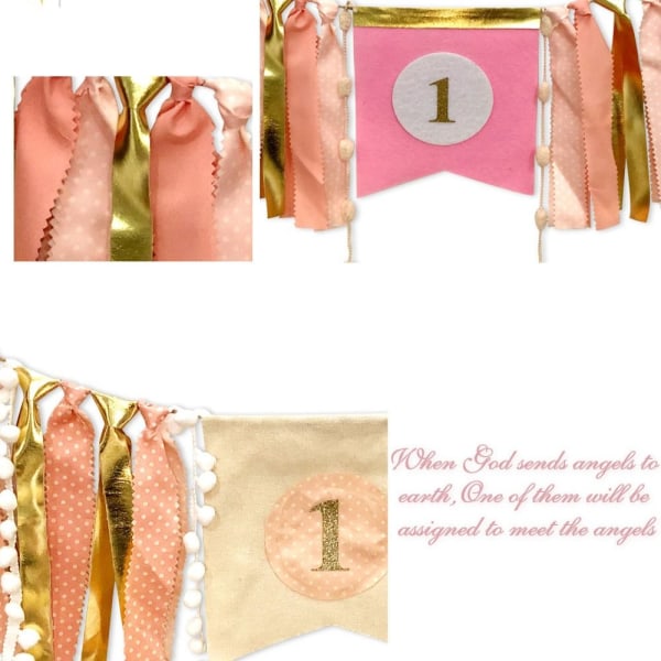 1:a Barnstolsbanner Färgglad tofs Barnstolsbanner STYLE 4 style 4