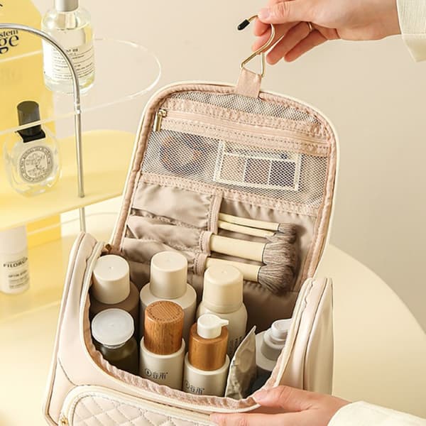 Rejsevaskepose Makeup Organizer SORT Black