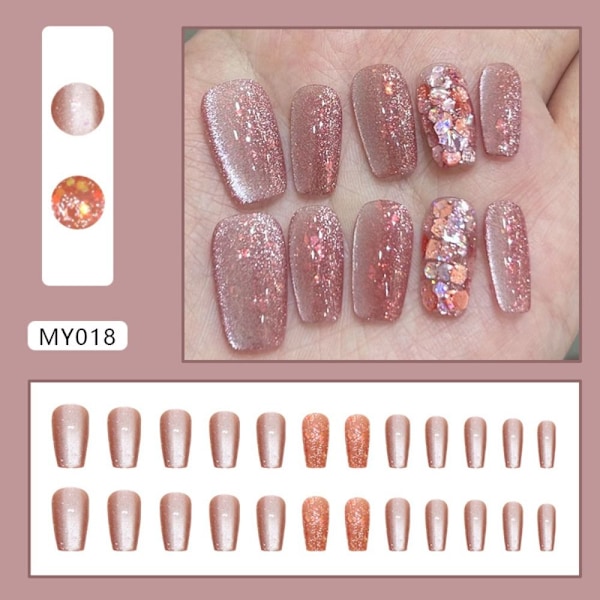 Falske Nails Fake Nials W1504 W1504 W1504