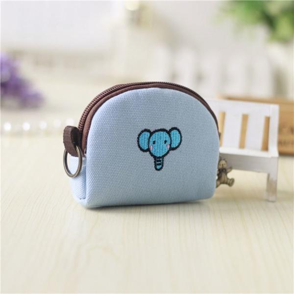 Kolikkokukkaro Avaimenperä Lompakko VAALEAN SININEN ELEPHANT ELEPHANT light blue elephant-elephant