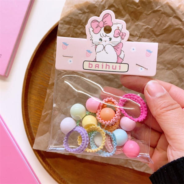 8 st/påse Hårrep gummiband A A A