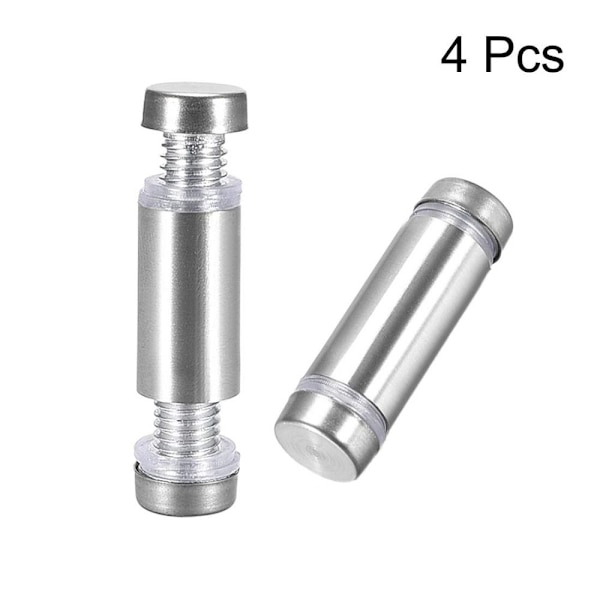4 stk dobbelthoved standoff skruer Akryl glas søm Vægmontering 4PCS