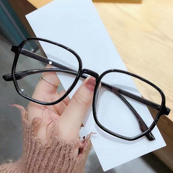 Anti-Blue Light Glasses Neliömäiset silmälasit MUSTA Black