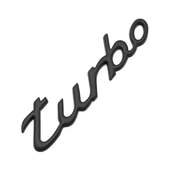 2 kpl TURBO Emblem Tarra 3D Metal Logo Auton Emblem Badge Lokasuoja
