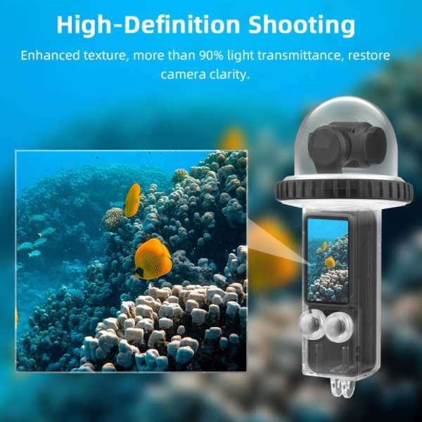 OSMO Pocket 3 -kameran vedenpitävälle case , sukelluskotelon cover veden alla Waterproof case