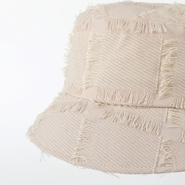 Bomuld Bucket Hatte Kvinder Sommerhat SORT Black