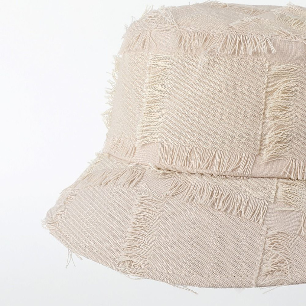 Bomullshattar Dam Sommarhatt VIT White