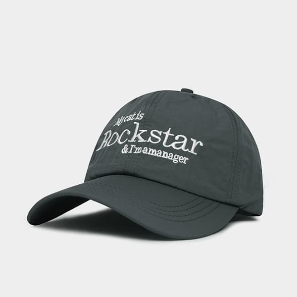 Bokstavsbroderade basebollkepsar Snapback-hattar LJUSGRÅ light grey