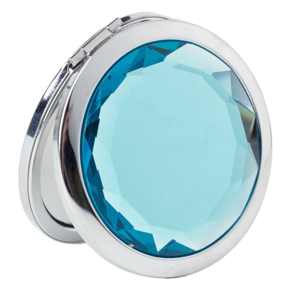 Kosmetisk speil Krystall sminkespeil LYSEBLÅT Light blue
