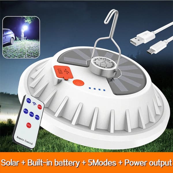 LED Teltlys Solcellelys 30 LED 30 LEDS