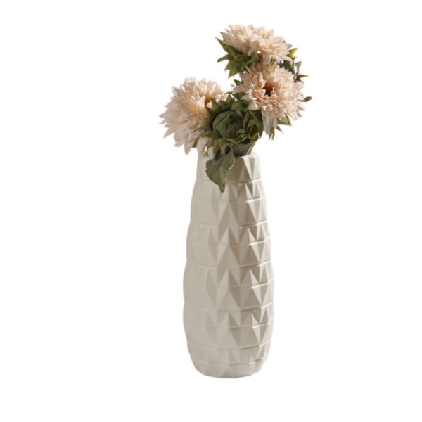 Blomstervase Blomsterpotte HVIT S White S