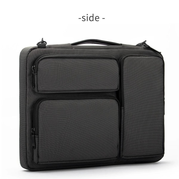 Nylon Laptoptaske Notebook Skuldertaske GRÅ 15 15,6 TOMME 15 grey 15 15.6 inch-15 15.6 inch