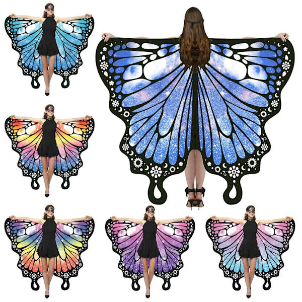 Butterfly Cape Butterfly Wings Sjal 01 01 01