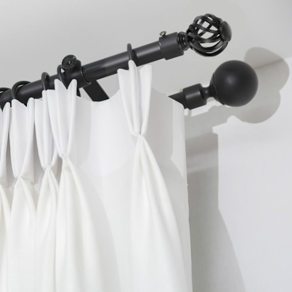 Curtain Rod Finials Drapering Accessories SORT Black