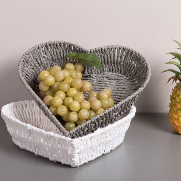 2 kpl Hedelmärottinkikori Leipärottinkikori HARMAA Grey