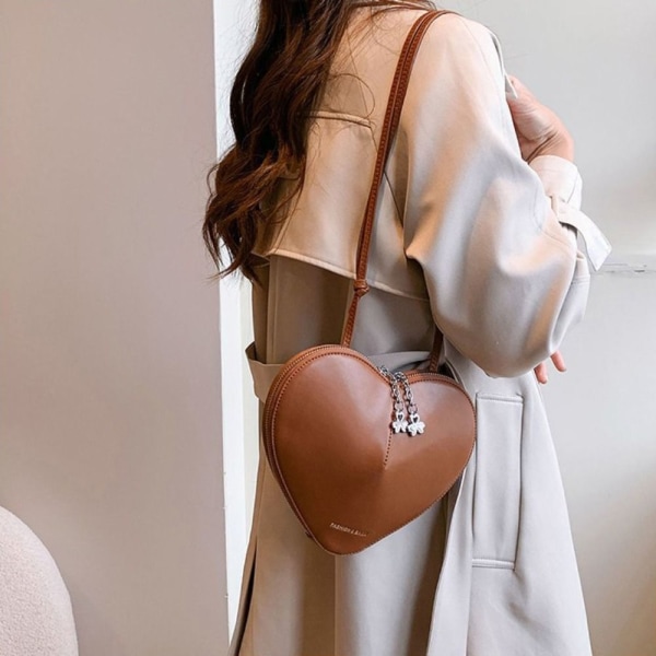 Heart Shape Bag Love Heart Bag VIT white