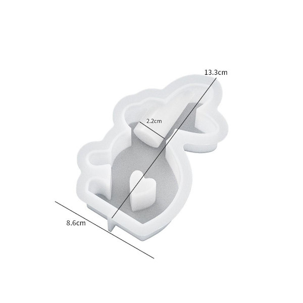 Lysholderform Lysestake Silikonformer A A A