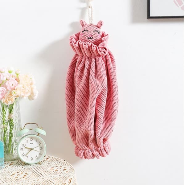 Plastpåsehållare Matkassehållare ROSA Pink