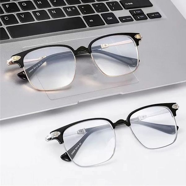 Anti-Blue Light lukulasit Business silmälasit SILVER Silver Strength 100