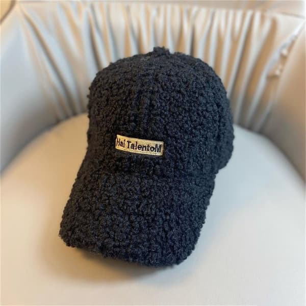 Baseball Kasket Plys Hat SORT black