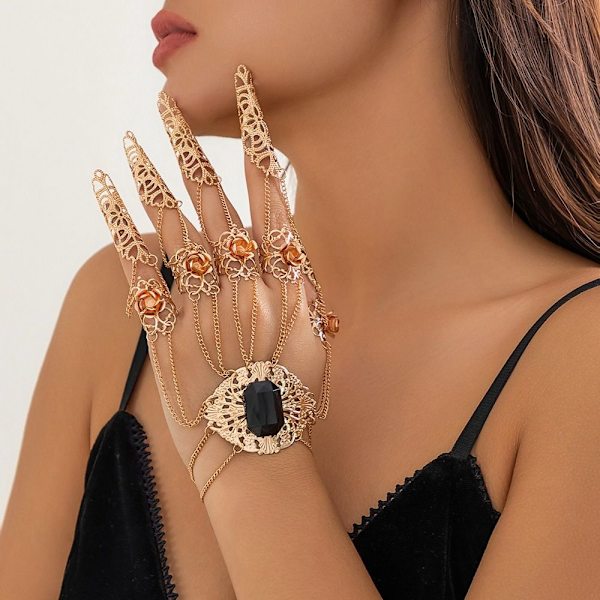 Gothic Finger Rannekoru Sormi Ranneketju Rannekorut STYLE 1 Style 1