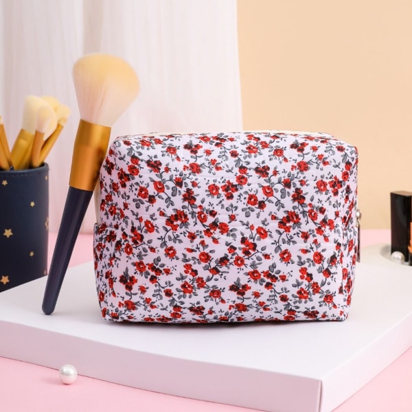 Puffy quiltet makeuptaske Stor rejsekosmetiktaske 03 03 03
