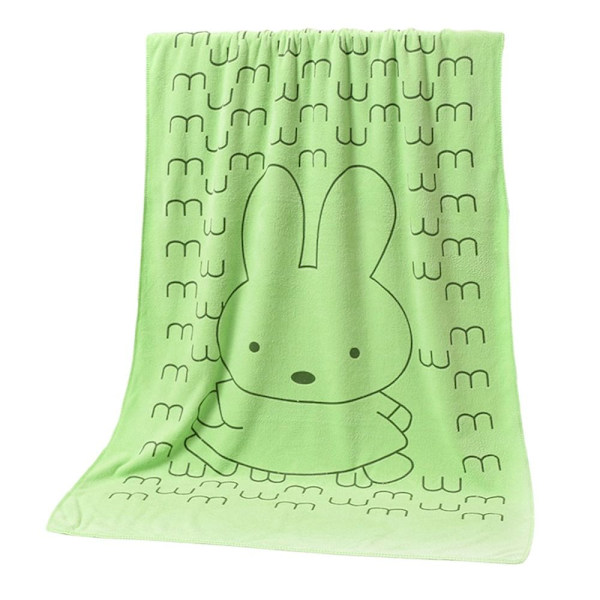 Mikrofiber Badehåndklæde Dame Badekåbe Håndklæde GRØN green