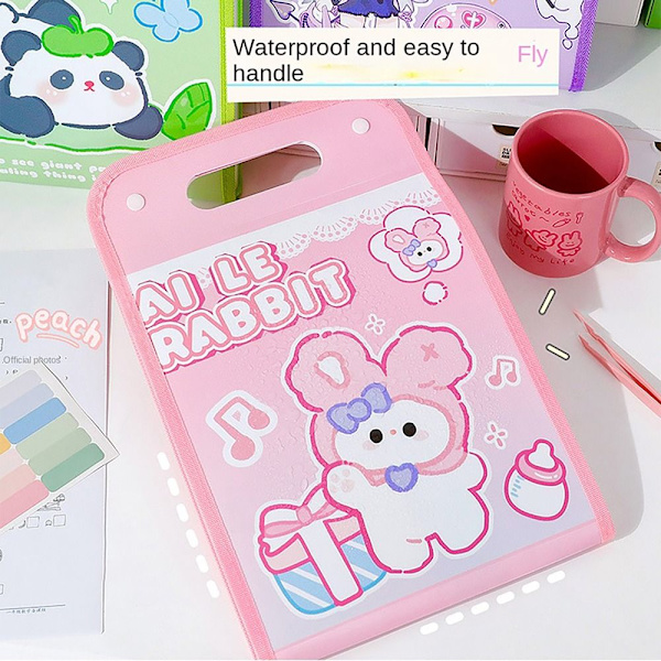 Stereo Orgeltaske A4 Fil Mappe PINK PINK