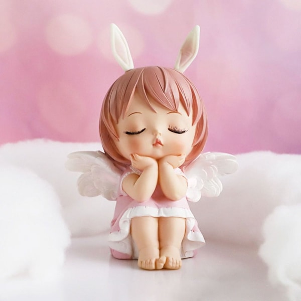 Resin Girl Ornaments Hemdekoration Ornament C C C