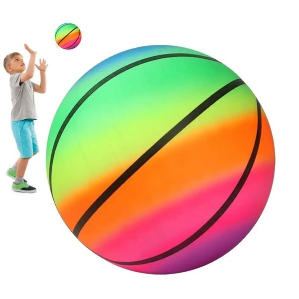 Rainbow Beach ball Barnefotball E E E