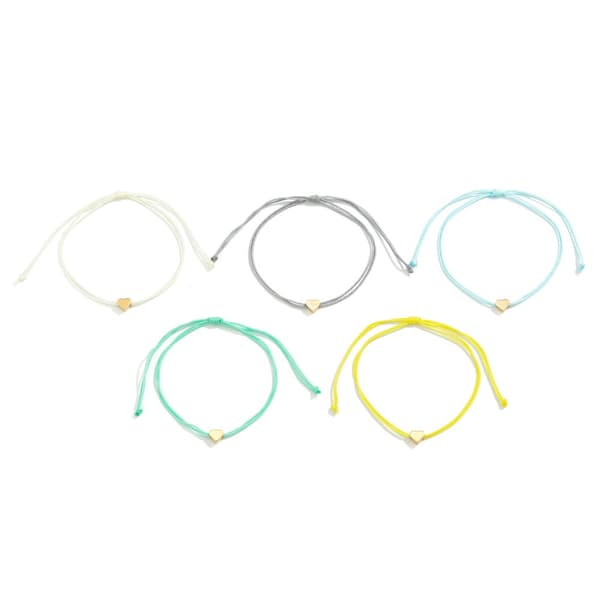Hjerte Multi-delt Sæt Hjerteformet Armbånd Armbåndssæt