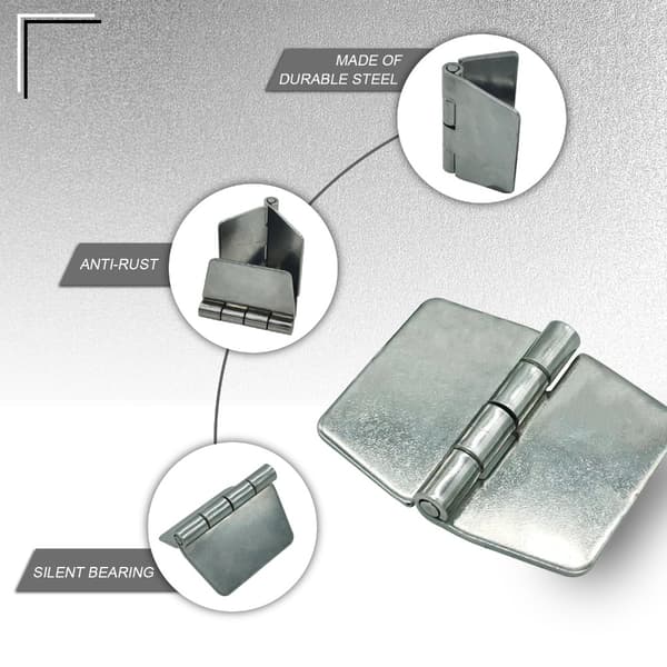Kraftige sveisbare hengsler Rustfritt stål Butt Hinge 1 stk 1 stk 1pc
