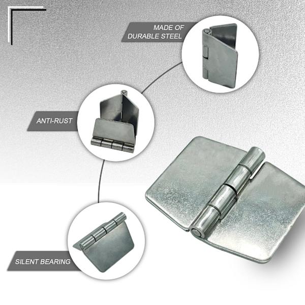Vahvat hitsattavat saranat ruostumattomasta teräksestä peräsarana 4kpl 4kpl 4pcs