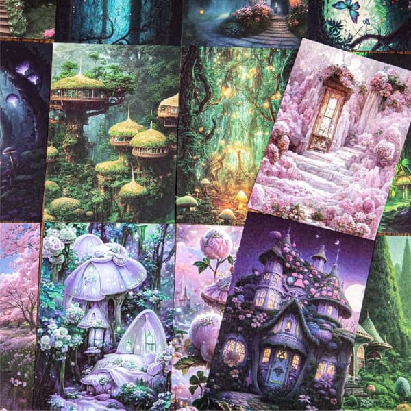 Scrapbook Hobbypapir Kit Materialer Decoupage Papir Magi