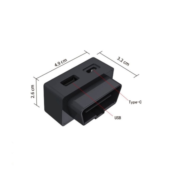 OBD Adapter Ladelader Billader