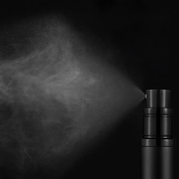 5 ml:n hajuvesipullo, jaettava suihkepullo, HARMAA grey
