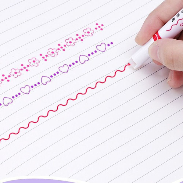 Curve Highlighter Penner Girl Tegning Marker Pen 1 1 1
