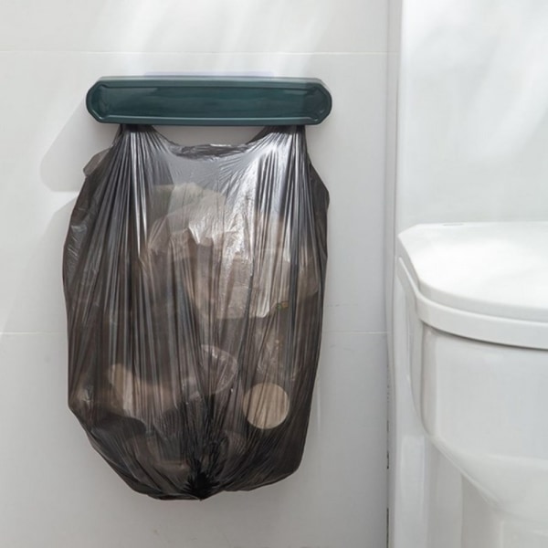 Dør Veggmontert søppelsekkstativ Avfallsbeholder Søppelsekk HVIT white
