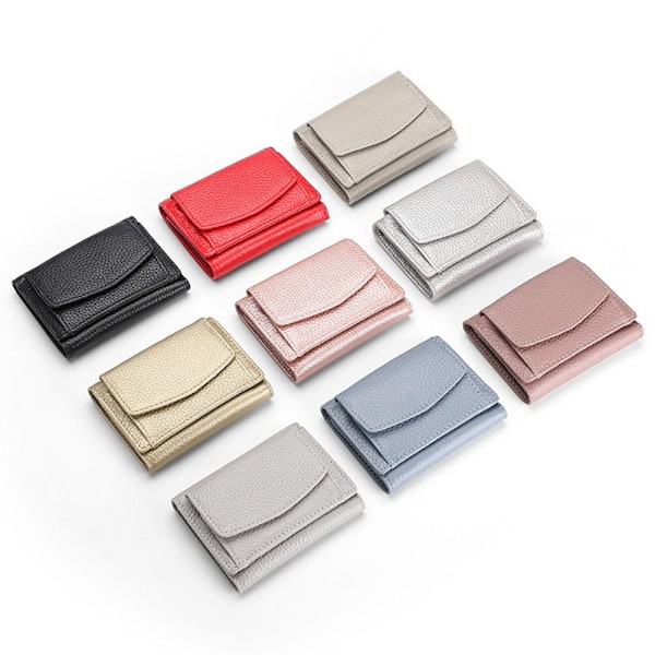 Kreditkortholder Trifold Wallet SORT black