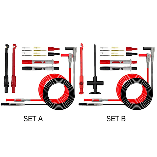 Multimeter Testledninger Probesæt SÆT B SÆT B SET B